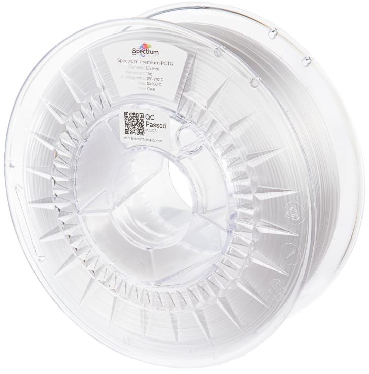 Filament Spectrum Premium PCTG 1.75 mm Clear 1 kg