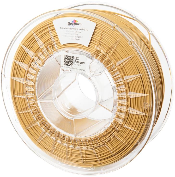 Filament Spectrum Premium PET-G 1,75 mm Beige 1 Kg