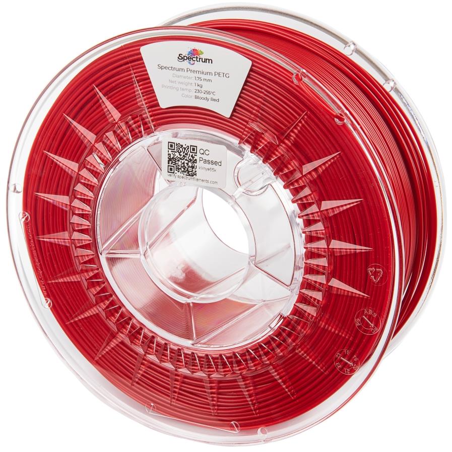 Filament Spectrum Premium PET-G 1,75 mm Bloody Red 1 Kg