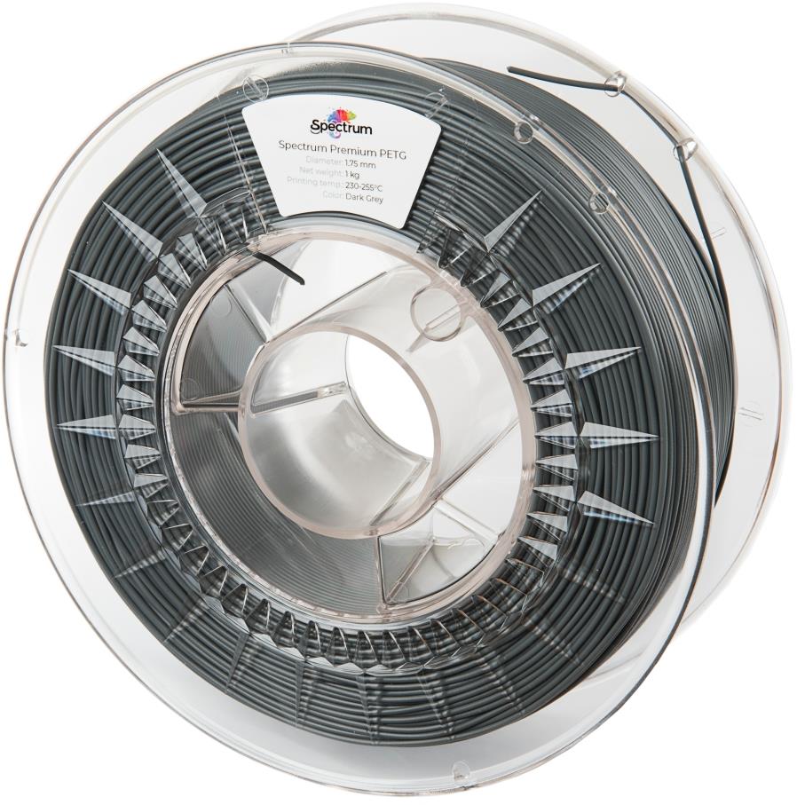 Filament Spectrum Premium PET-G 1,75 mm Dark Grey 1 Kg