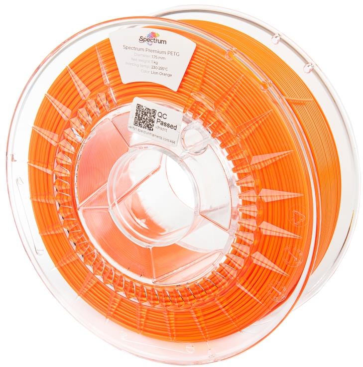 Filament Spectrum Premium PET-G 1,75 mm Lion Orange 1 Kg