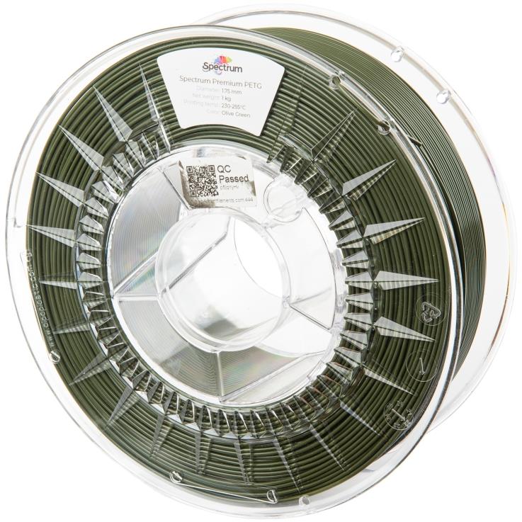 Filament Spectrum Premium PET-G 1,75 mm Olive Green 1 Kg