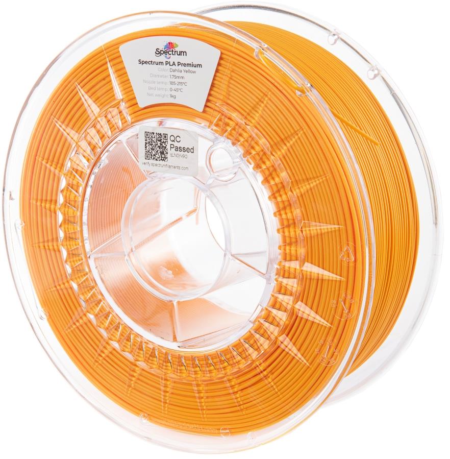 Filament Spectrum Premium PLA 1.75 mm Dahlia Yellow 1 kg