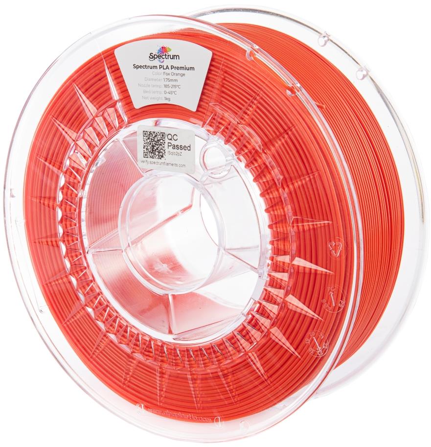 Filament Spectrum Premium PLA 1.75 mm Fox Orange 1 kg