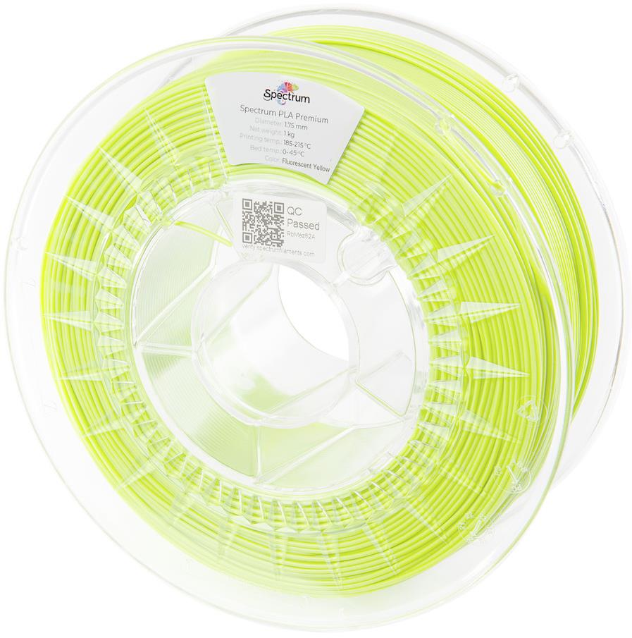 Filament Spectrum Premium PLA 1,75 mm Fluorescent Yellow 1 Kg