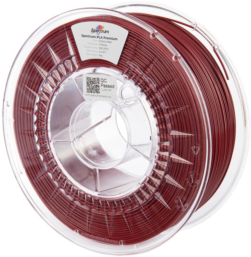Filament Spectrum Premium PLA 1.75 mm Cherry Red 1 kg