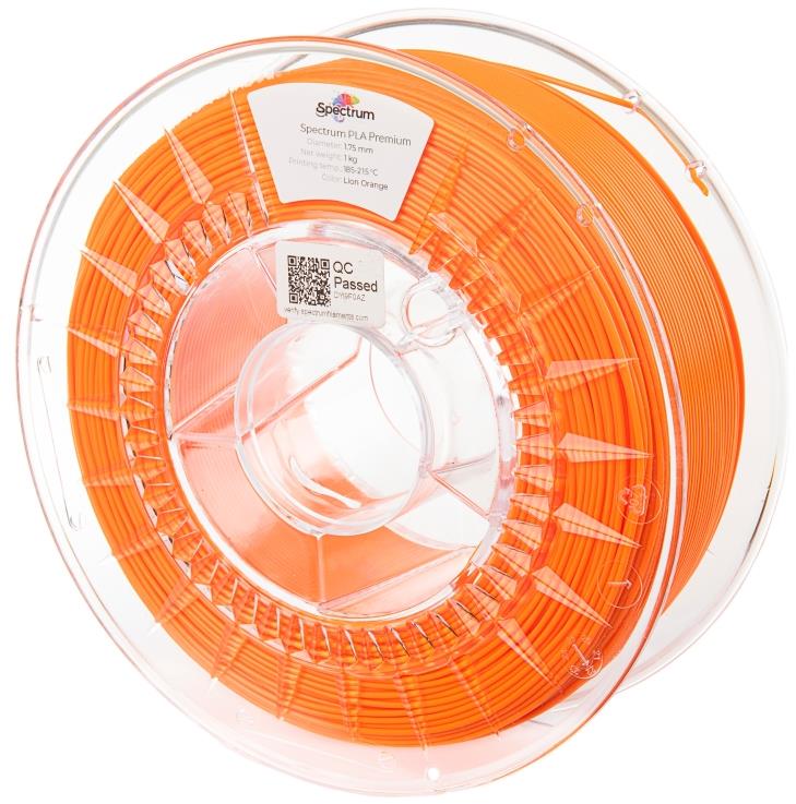 Filament Spectrum Premium PLA 1,75 mm Lion Orange 1 Kg