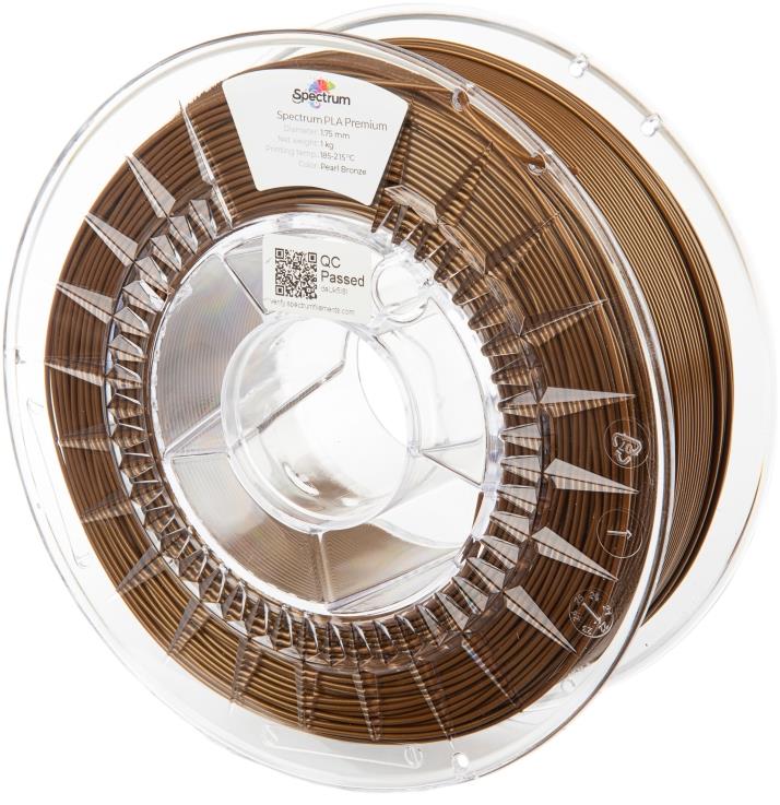 Filament Spectrum Premium PLA 1,75 mm Pearl Bronze 1 Kg