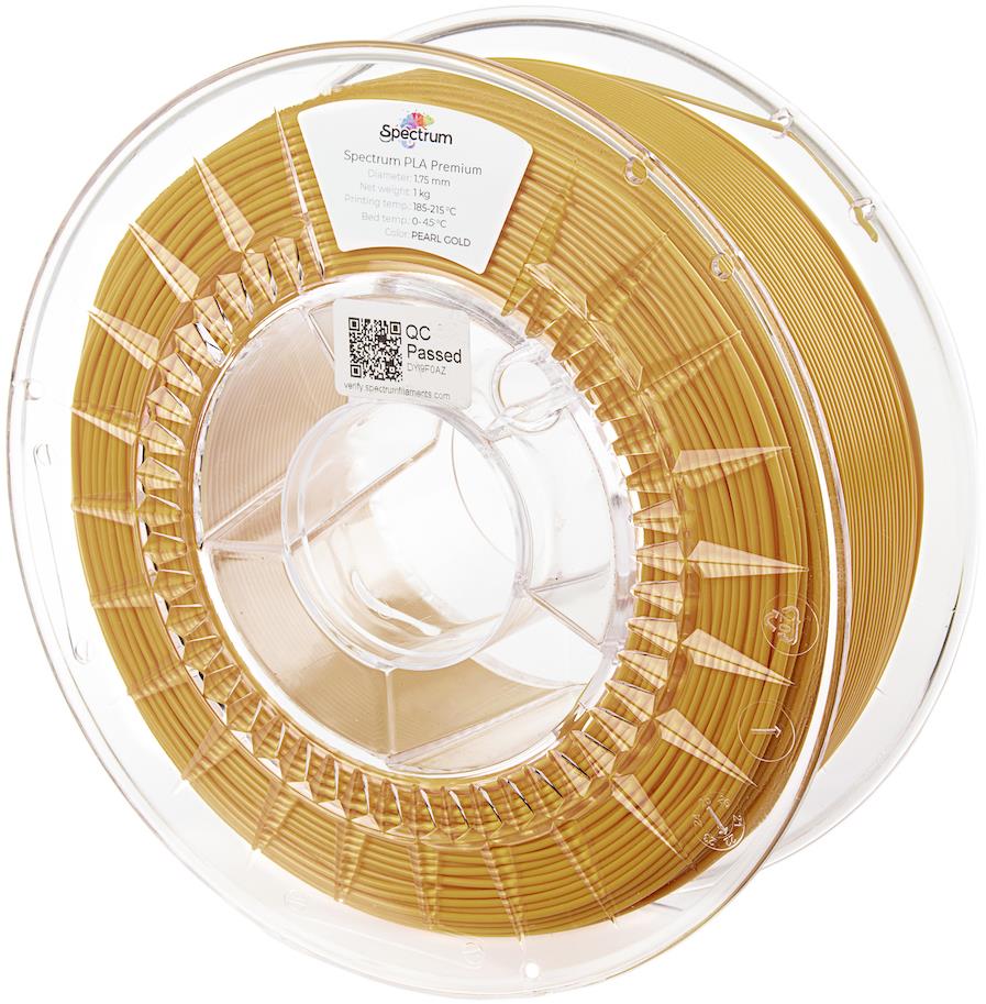 Filament Spectrum Premium PLA 1,75 mm Pearl Gold 1 Kg