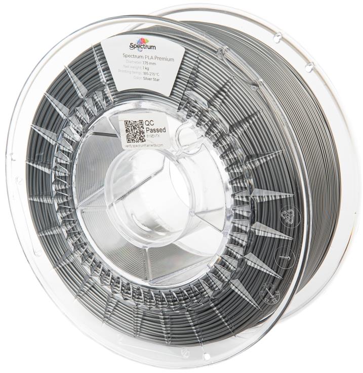 Filament Spectrum Premium PLA 1,75 mm Silver Star 1 Kg