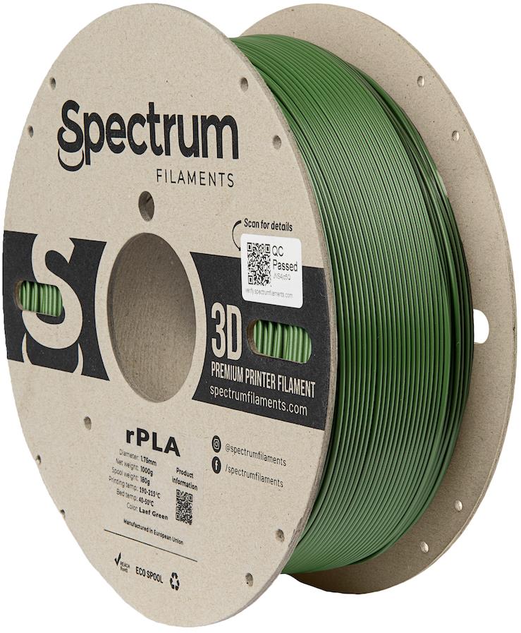Filament Spectrum R-PLA 1,75 mm Leaf Green 1 Kg