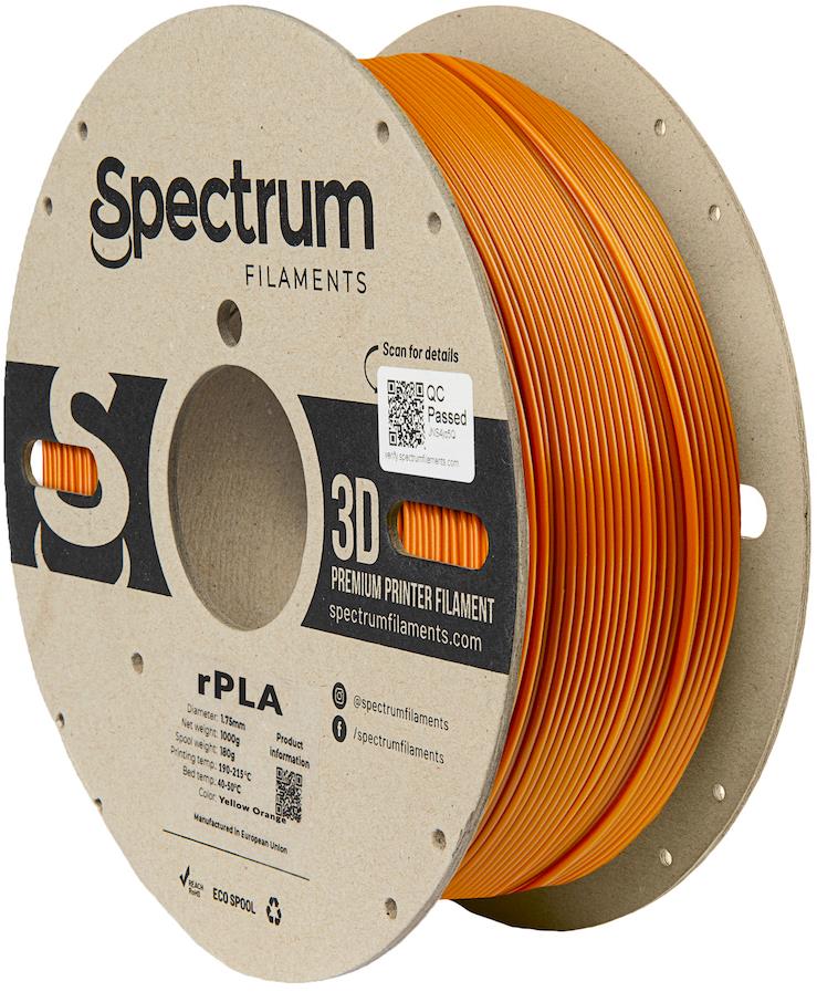Filament Spectrum R-PLA 1,75 mm Yellow Orange 1 Kg