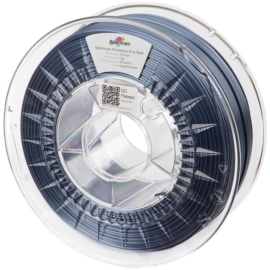 Filament Spectrum Silk PLA 1,75 mm Sapphire Blue 1 Kg