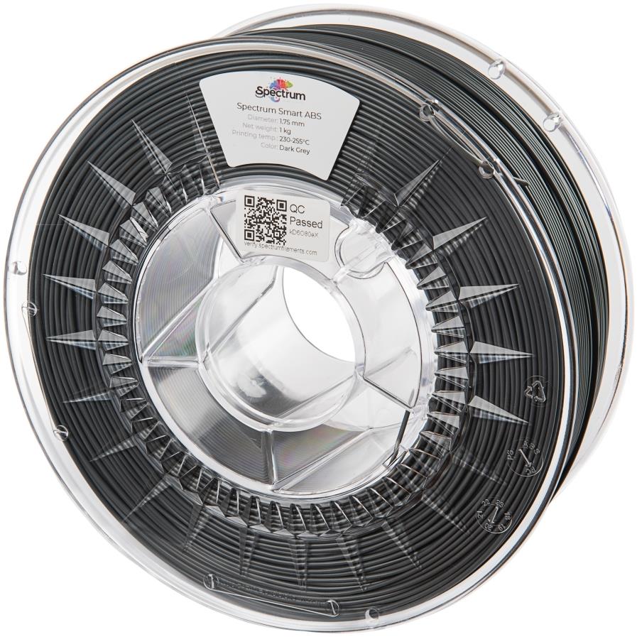 Filament Spectrum Smart ABS 1,75 mm Dark Grey 1 Kg