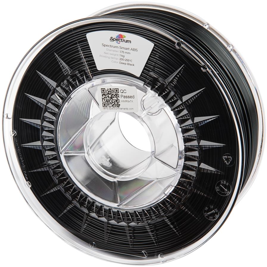 Filament Spectrum Smart ABS 1,75 mm Deep Black 1 Kg