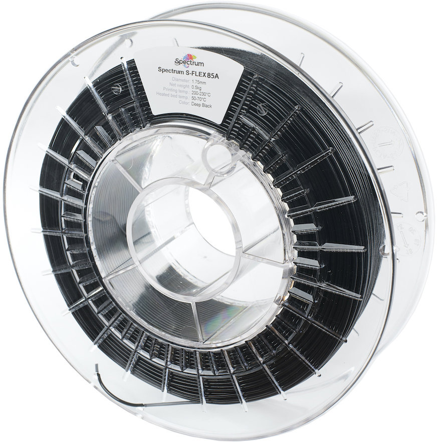 Filament Spectrum S-Flex 85A 1,75 mm Deep Black 0,5 kg