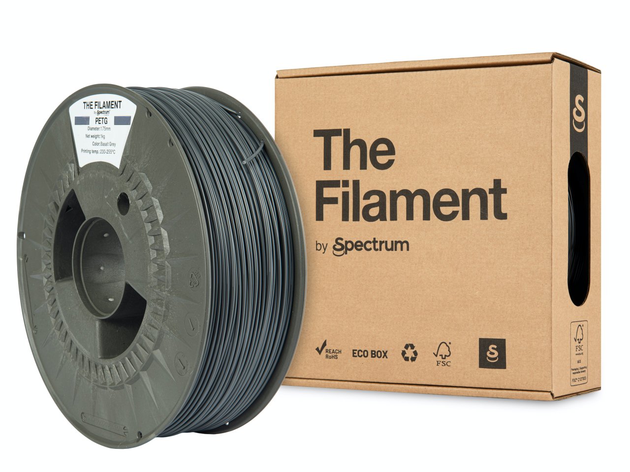 The Filament PETG 1,75 mm Basalt Grey 1 kg