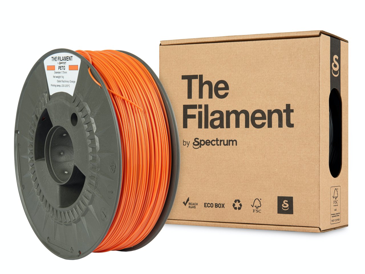 The Filament PETG 1,75 mm Machinery Orange 1 kg