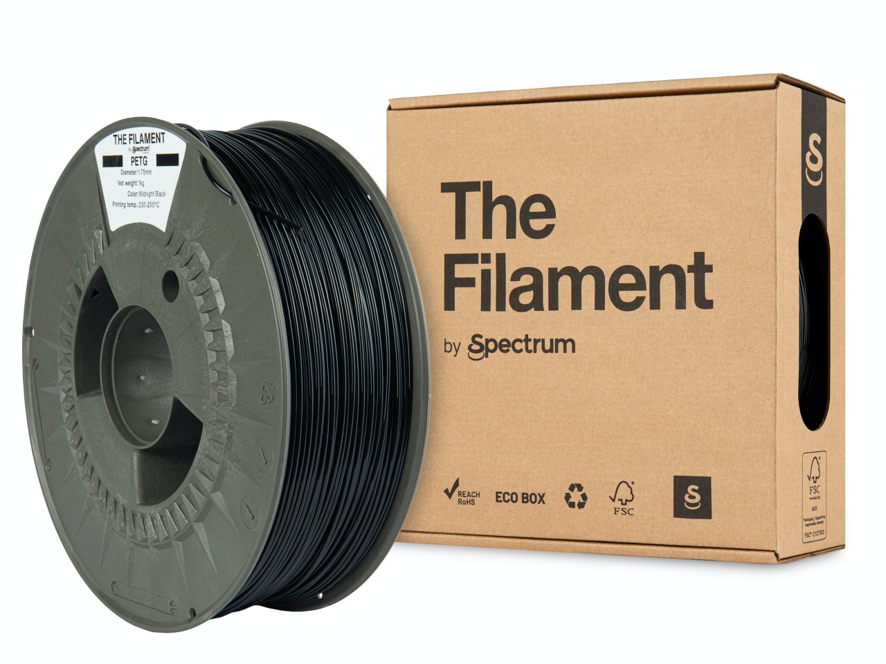 The Filament PETG 1,75 mm Midnight Black 1 kg