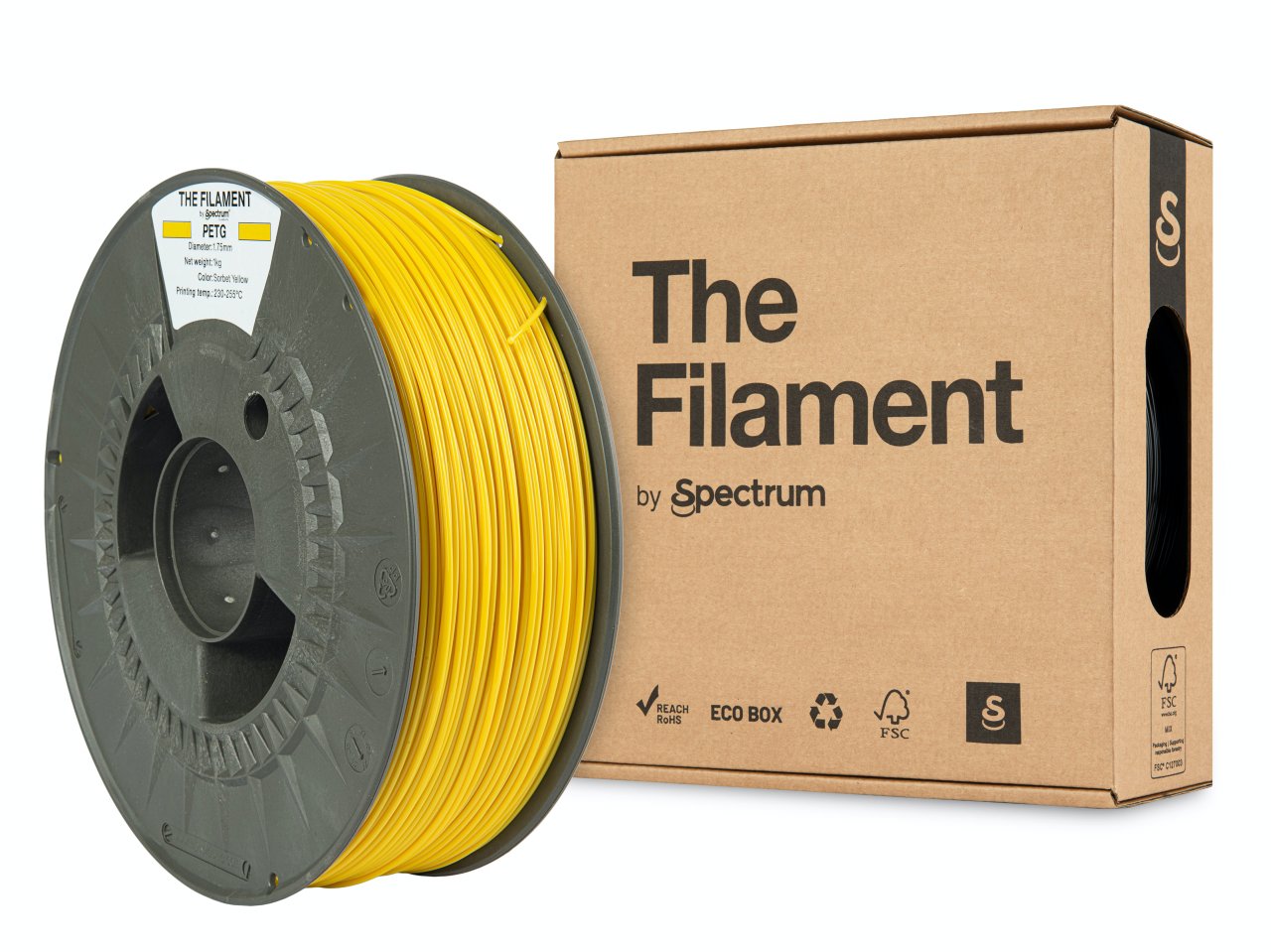 The Filament PETG 1,75 mm Sorbet Yellow 1 kg