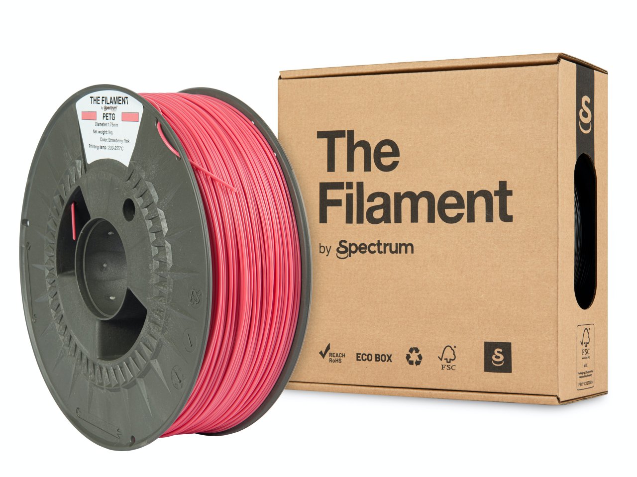 The Filament PETG 1,75 mm Strawberry Pink 1 kg