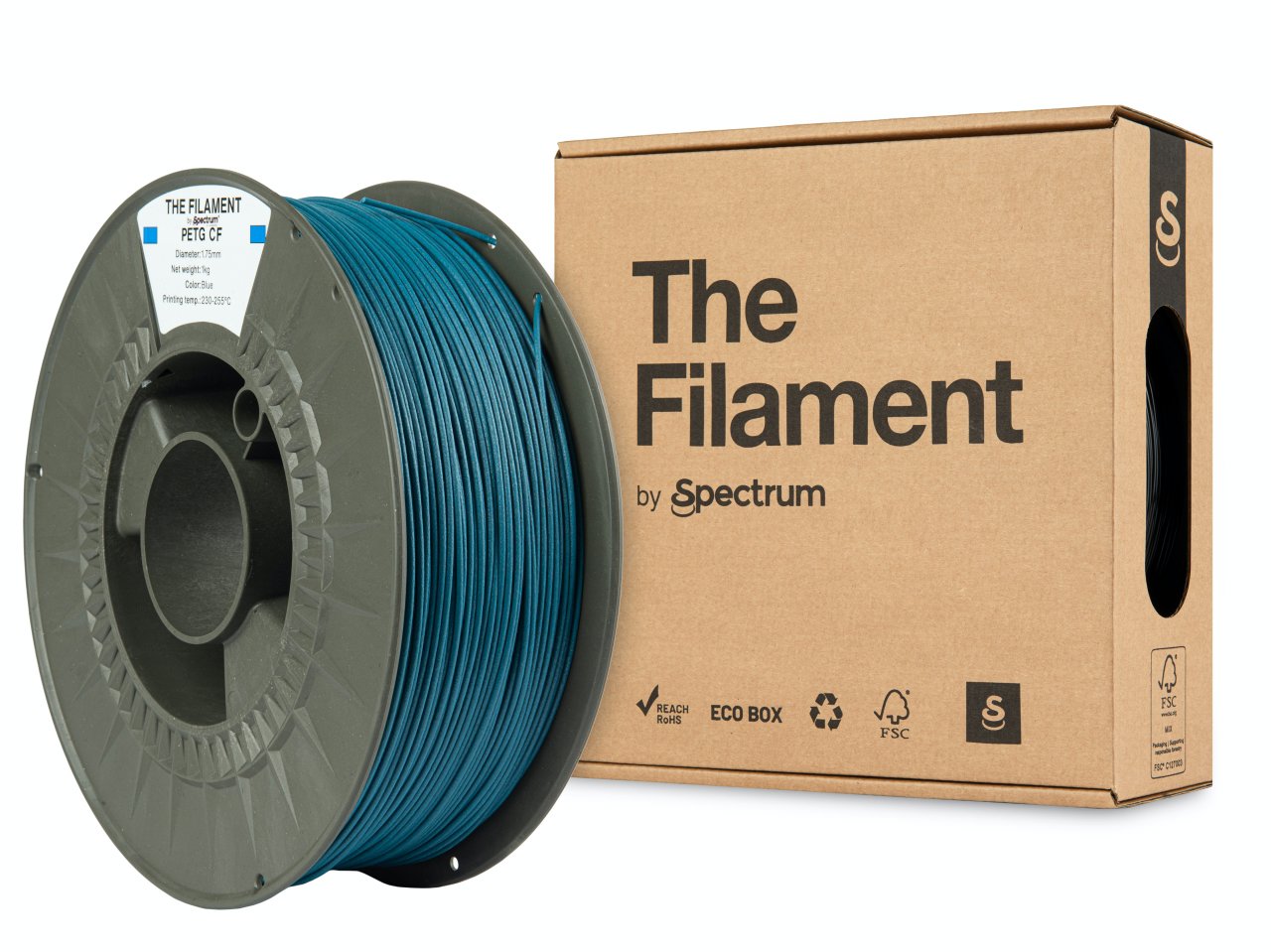 The Filament PETG CF 1,75 mm Blue 1 kg