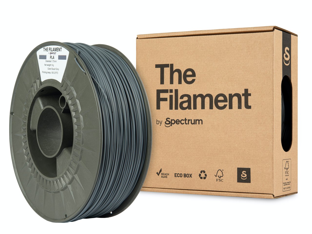 The Filament PLA 1,75 mm Basalt Grey 1 kg
