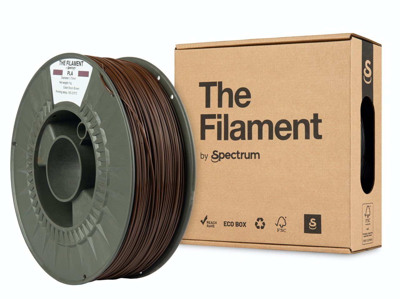 The Filament PLA 1,75 mm Bison Brown 1 kg