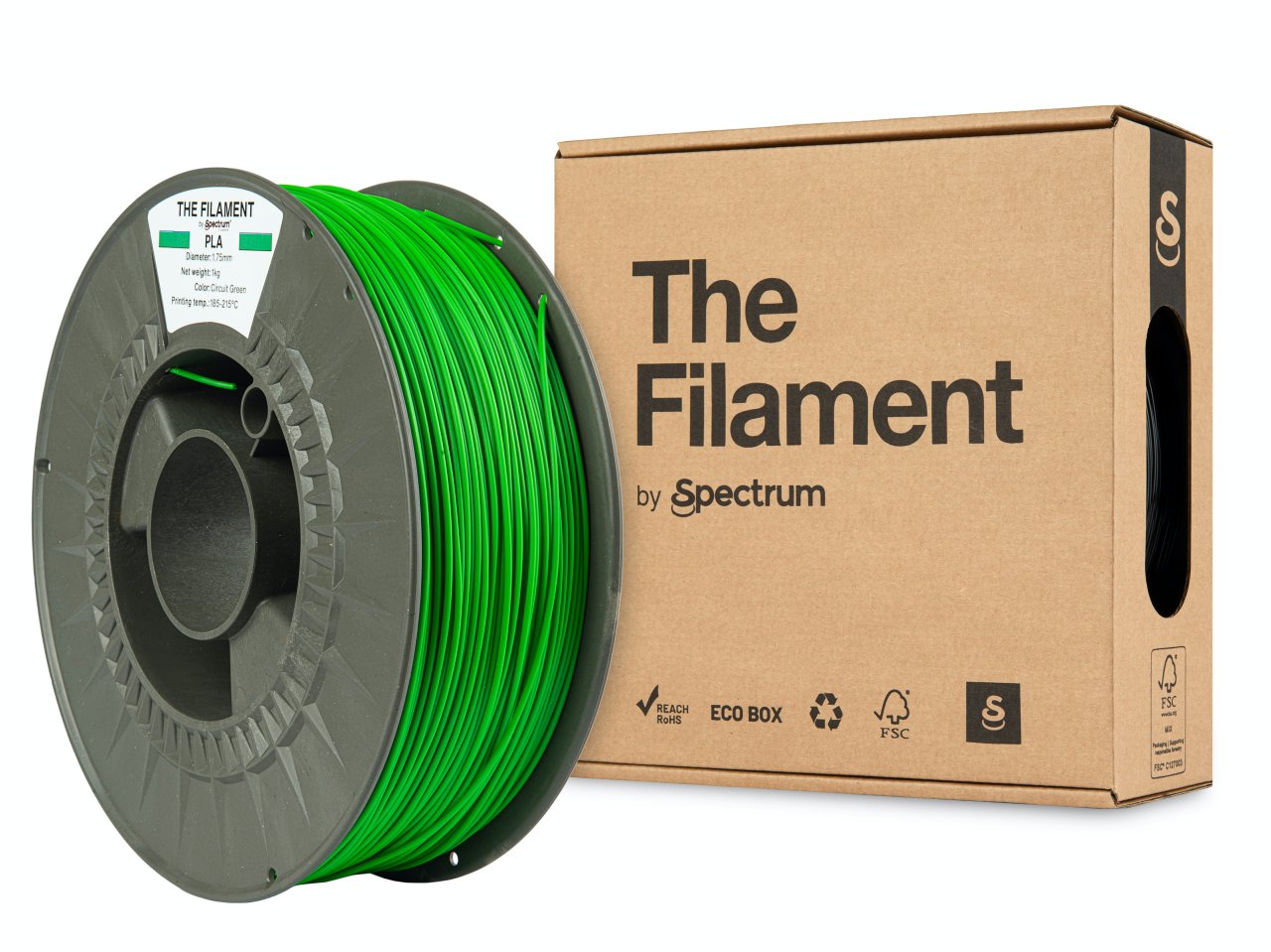 The Filament PLA 1,75 mm Circuit Green 1 kg
