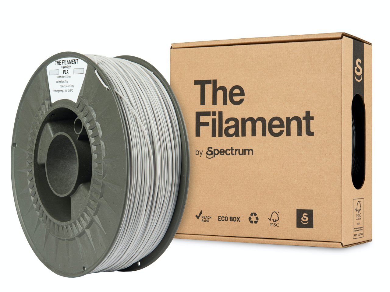 The Filament PLA 1,75 mm Cloud Grey 1 kg