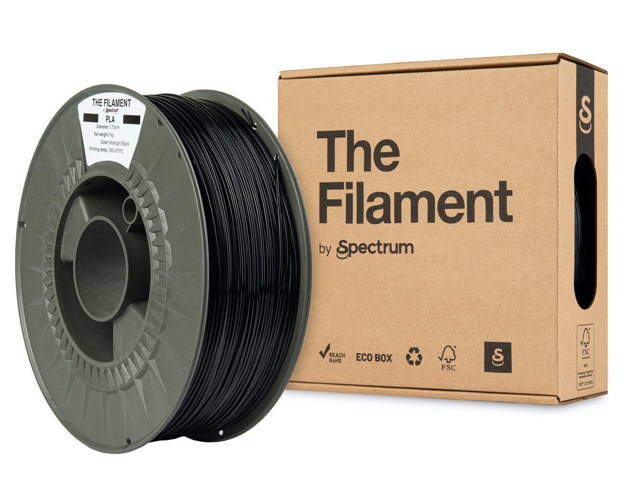 The Filament PLA 1,75 mm Midnight Black 1 kg