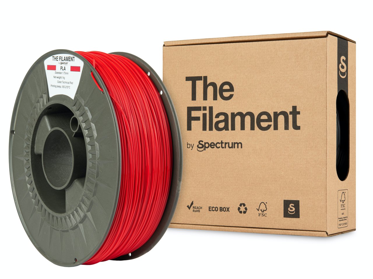 The Filament PLA 1,75 mm Technical Red 1 kg