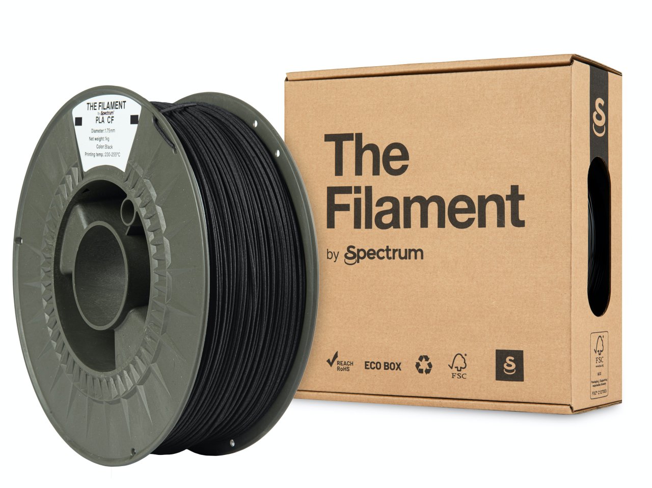 The Filament PLA CF 1,75 mm Black 1 kg