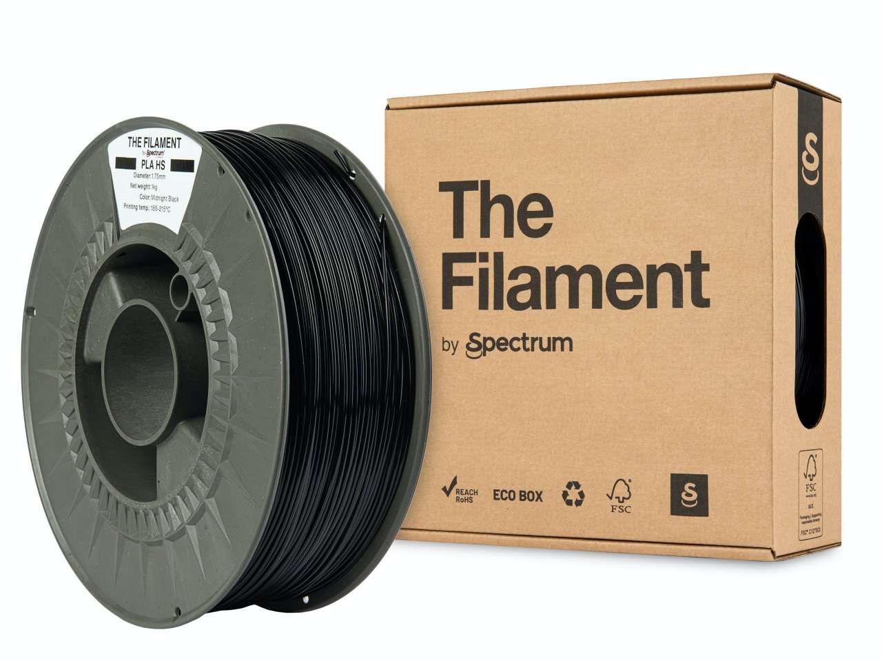 The Filament PLA HS 1,75 mm Midnight Black 1 kg