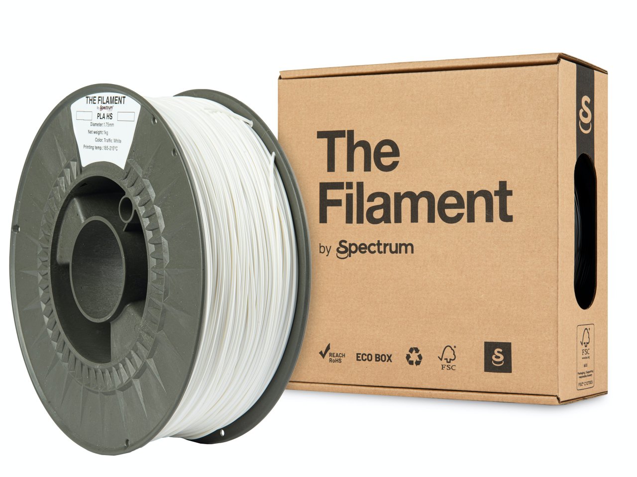 The Filament PLA HS 1,75 mm Traffic White 1 kg