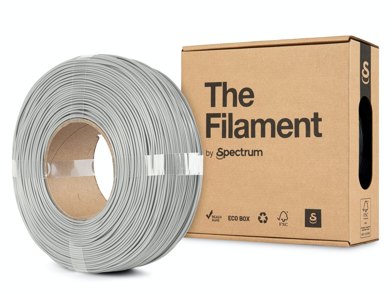The Filament ReFill PETG 1,75 mm Cloud Grey 1 kg