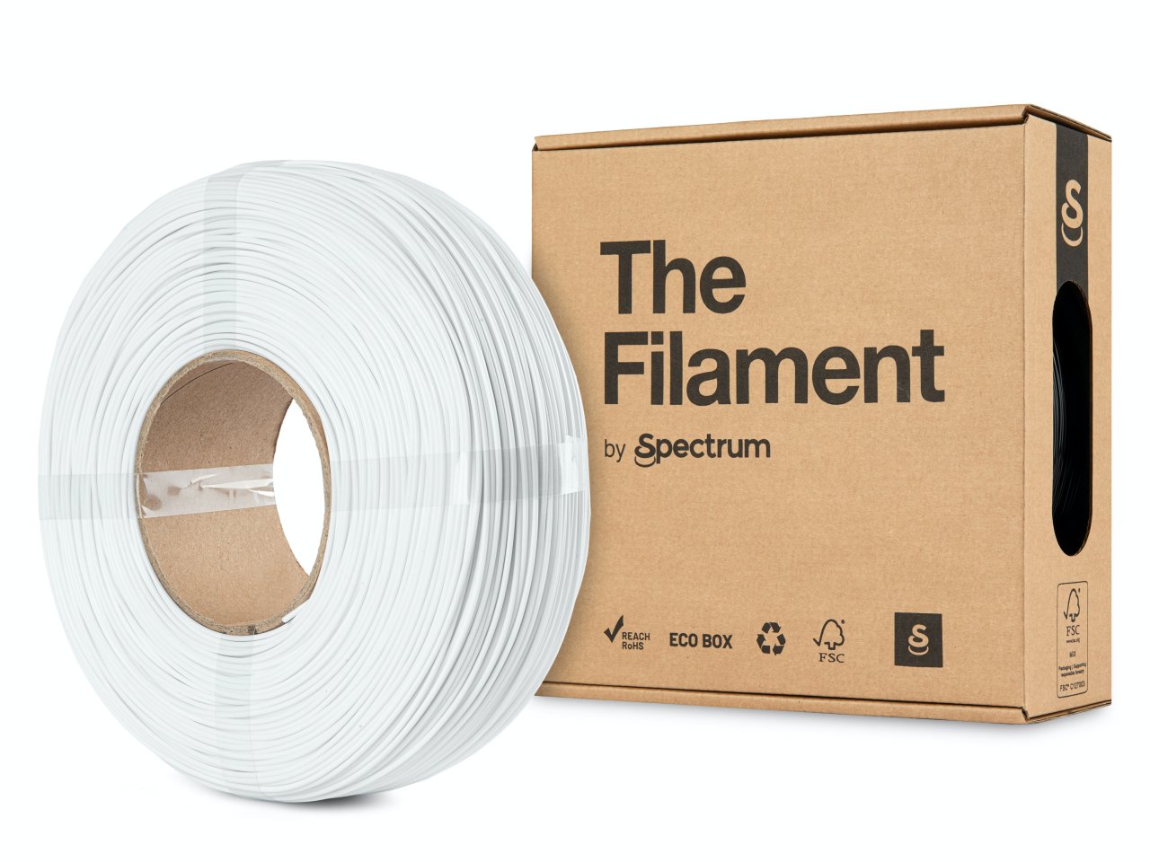 The Filament ReFill PETG 1,75 mm Snow White 1 kg