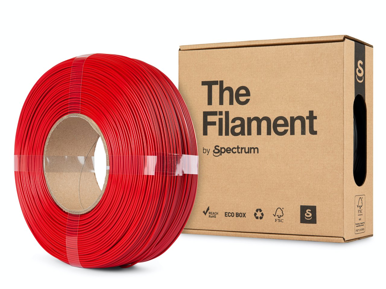 The Filament ReFill PETG 1,75 mm Technical Red 1 kg