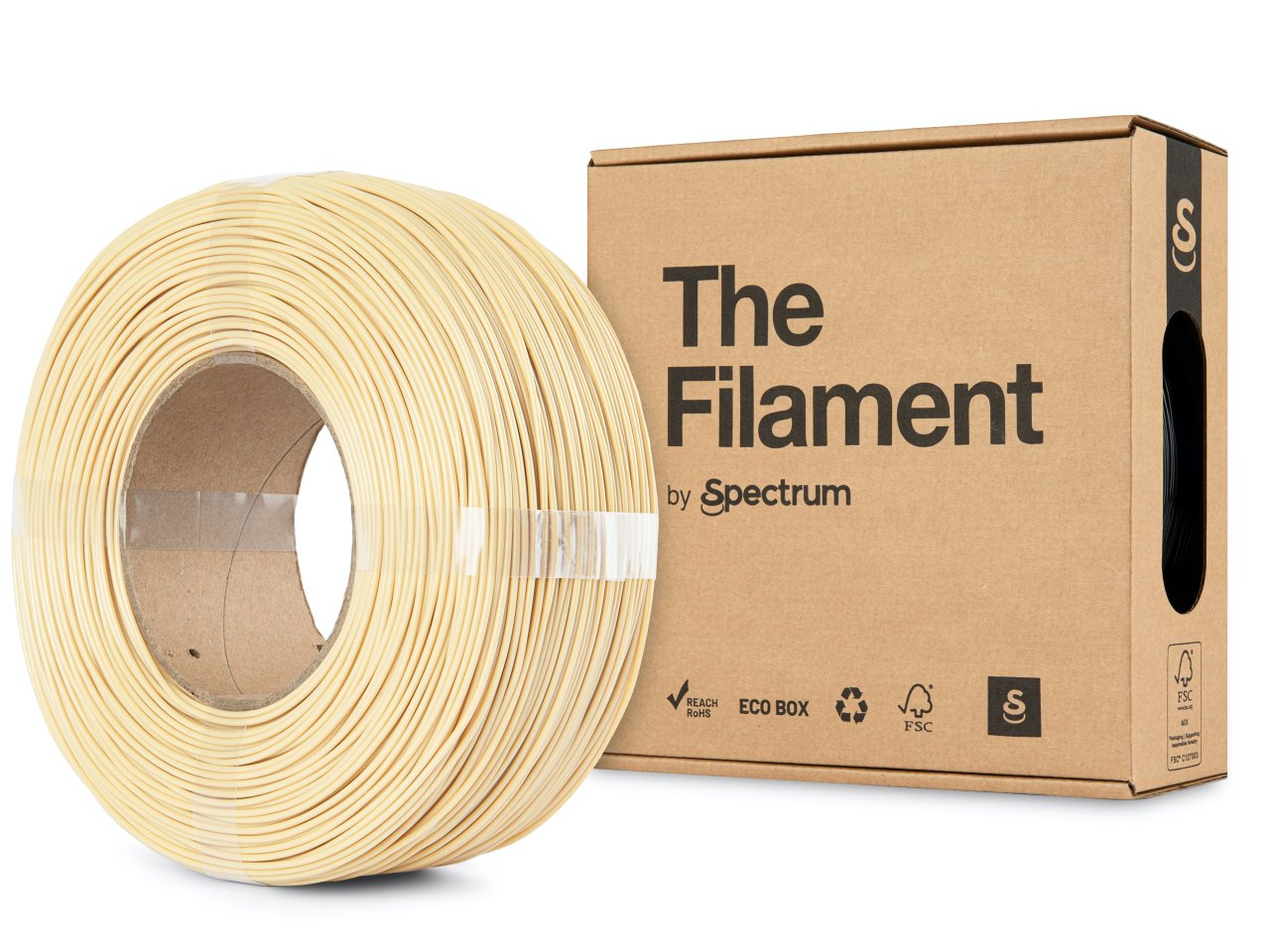 The Filament Refill PLA HS 1,75 mm Grid Beige 1 kg