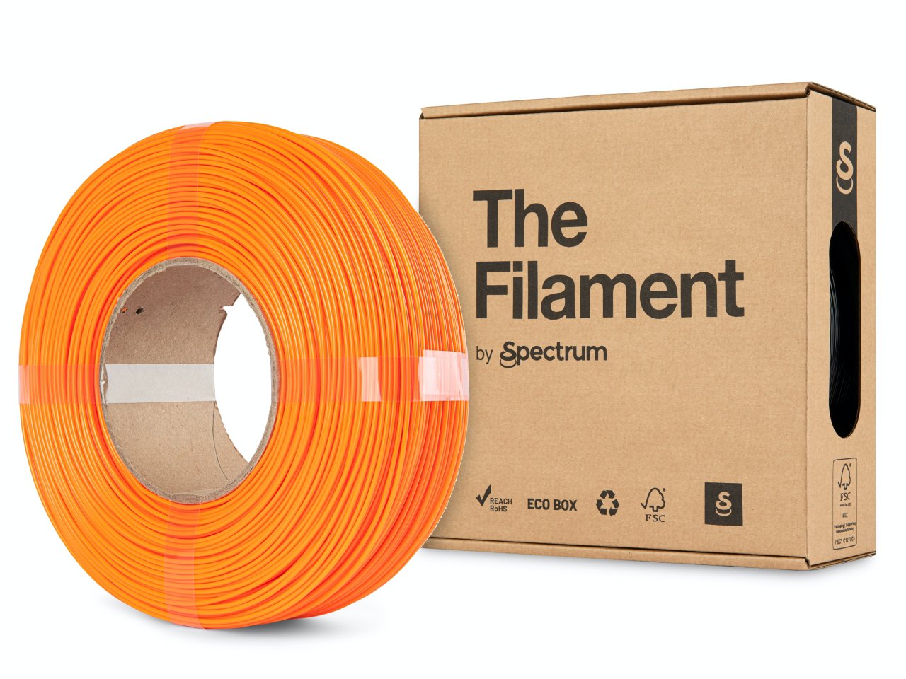 The Filament Refill PLA HS 1,75 mm Pure Orange 1 kg