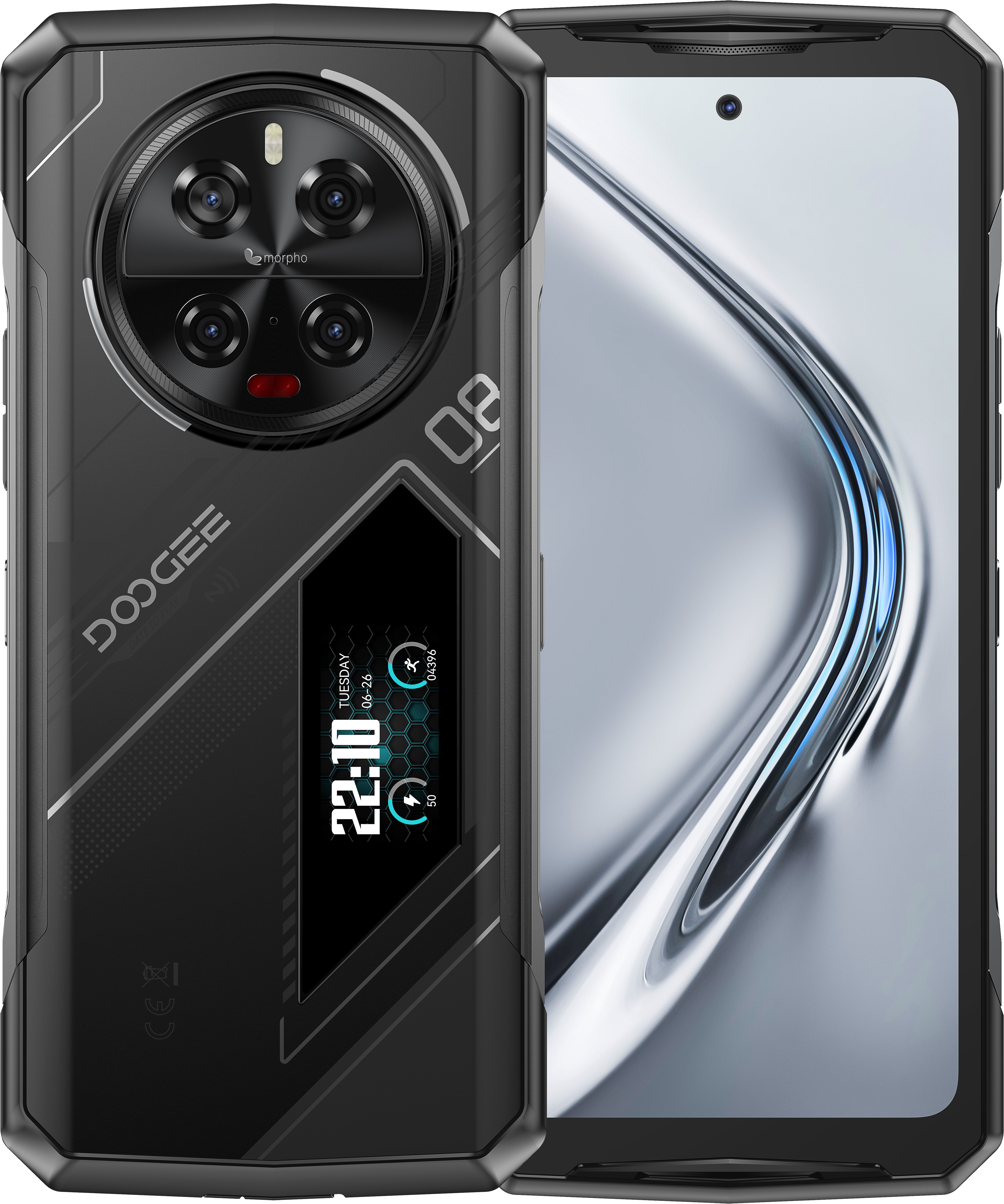 Doogee V40 Pro 5G 16 GB/512 GB Midnight Silver