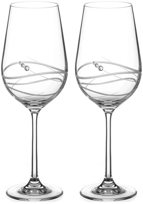 Diamante Vínová súprava pohárov Venezia 350 ml 2 ks