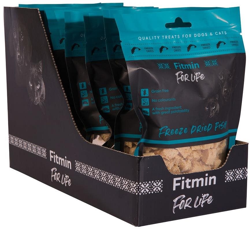 Fitmin For Life Rybacie mrazom sušené pochúťky pre psov a mačky 30 g (10 ks)