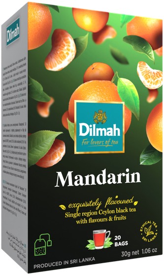 Dilmah Čaj čierny Mandarínka 20× 1,5 g