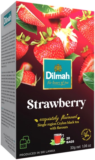 Dilmah Čaj čierny Jahoda 20× 1,5 g
