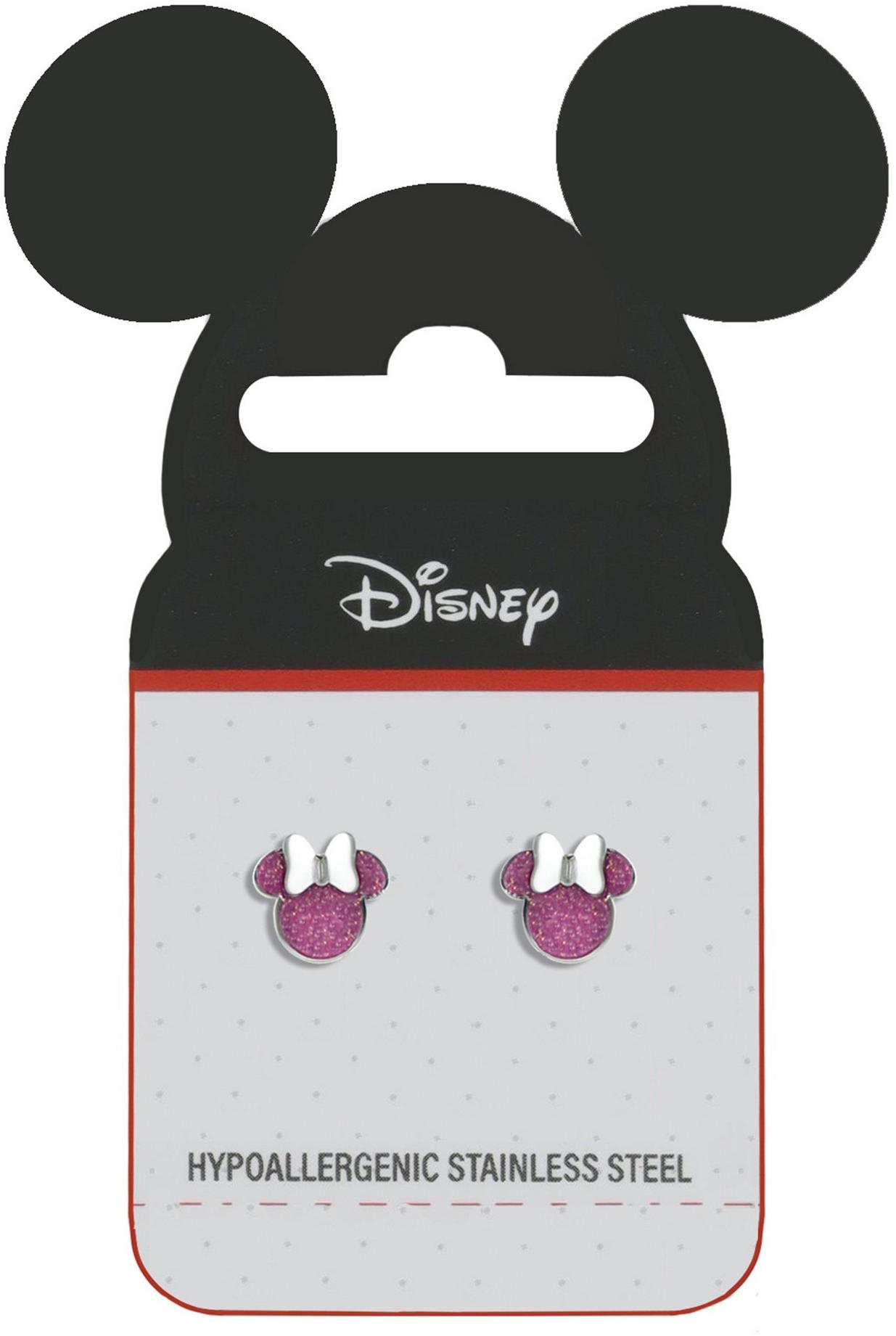 DISNEY Minnie Mouse oceľové náušnice E600196NKL.TP