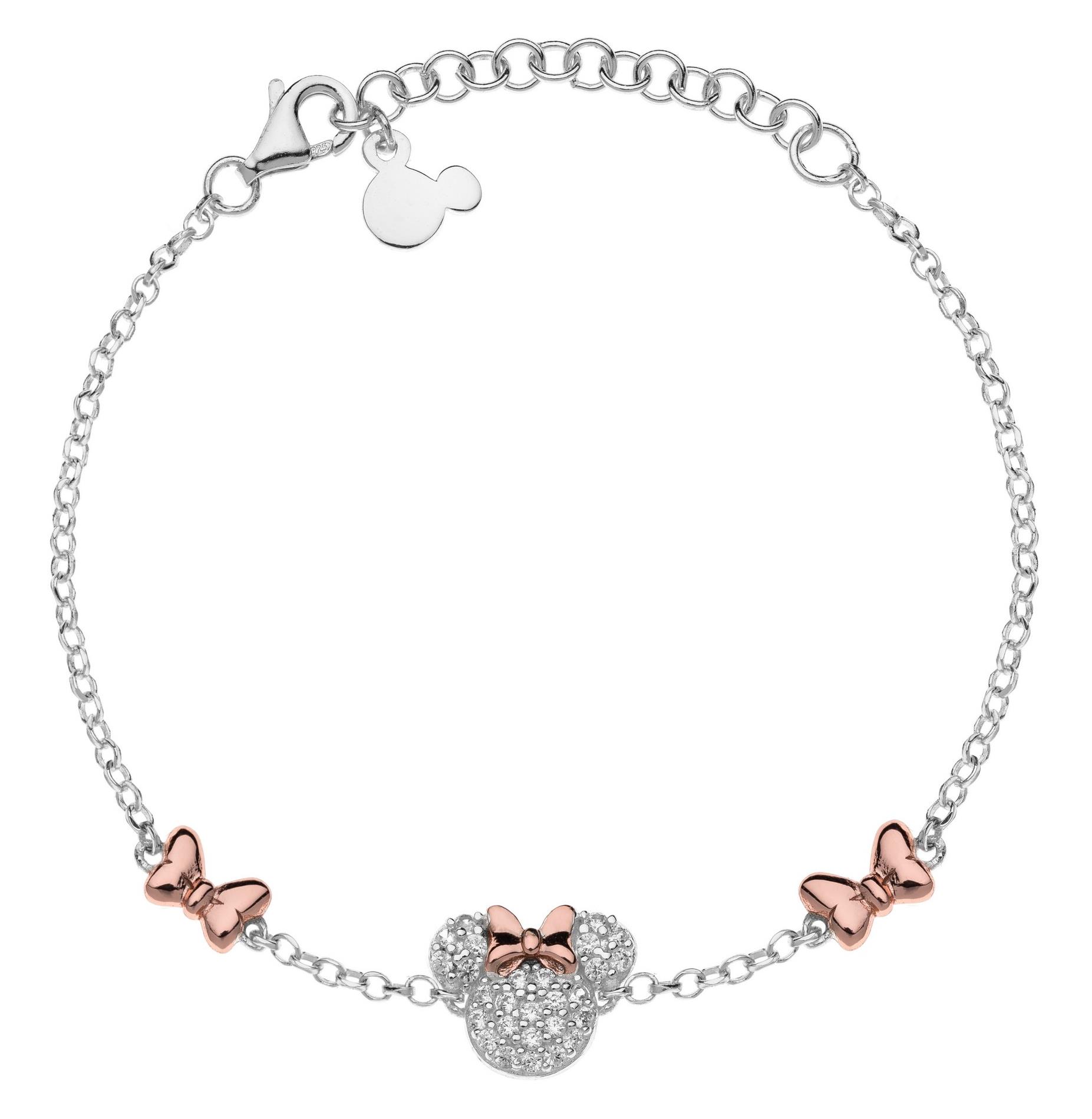 DISNEY Minnie Mouse strieborný náramok BS00041TZWL- 55.CS