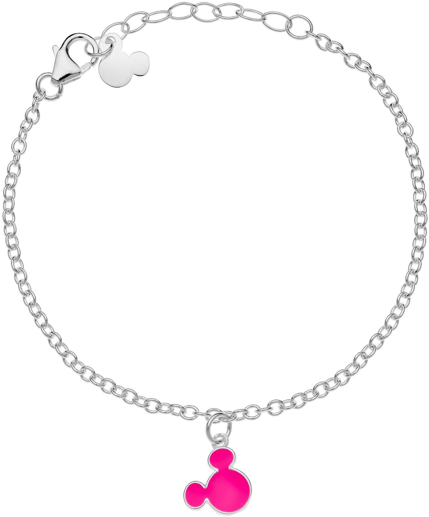 DISNEY Mickey Mouse strieborný náramok BS00067SL-55.CS