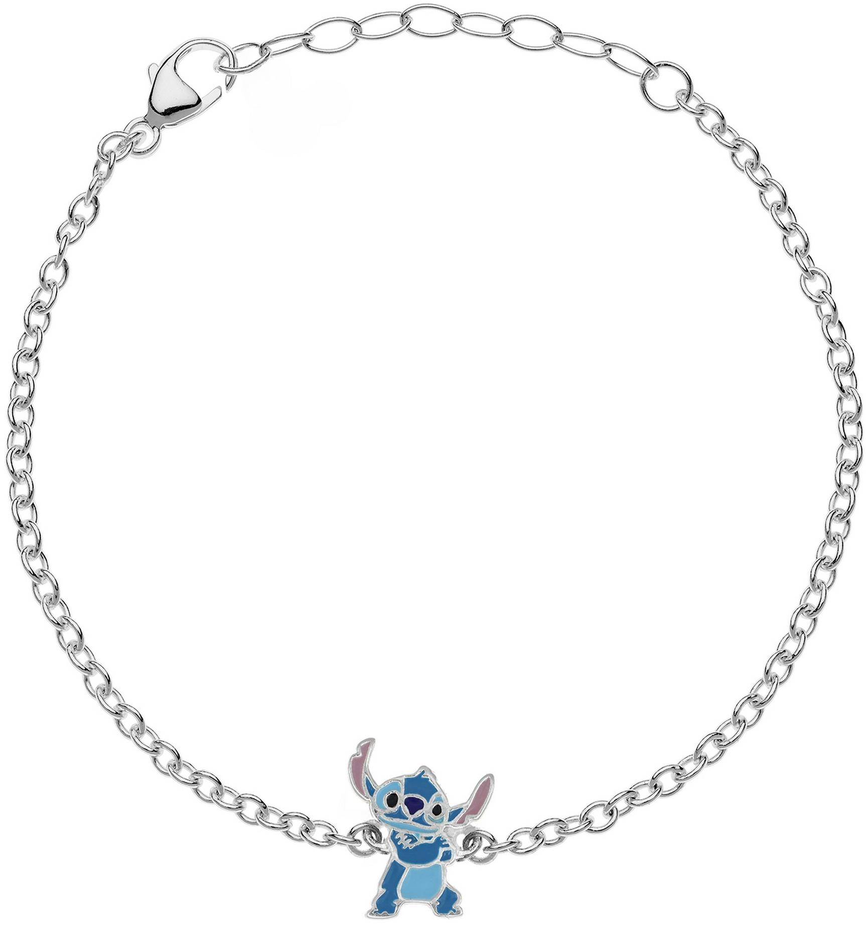 Disney Detský náramok Lilo & Stitch strieborný BS00094SL-65.CS (Ag 925/1000, 1,26 g)