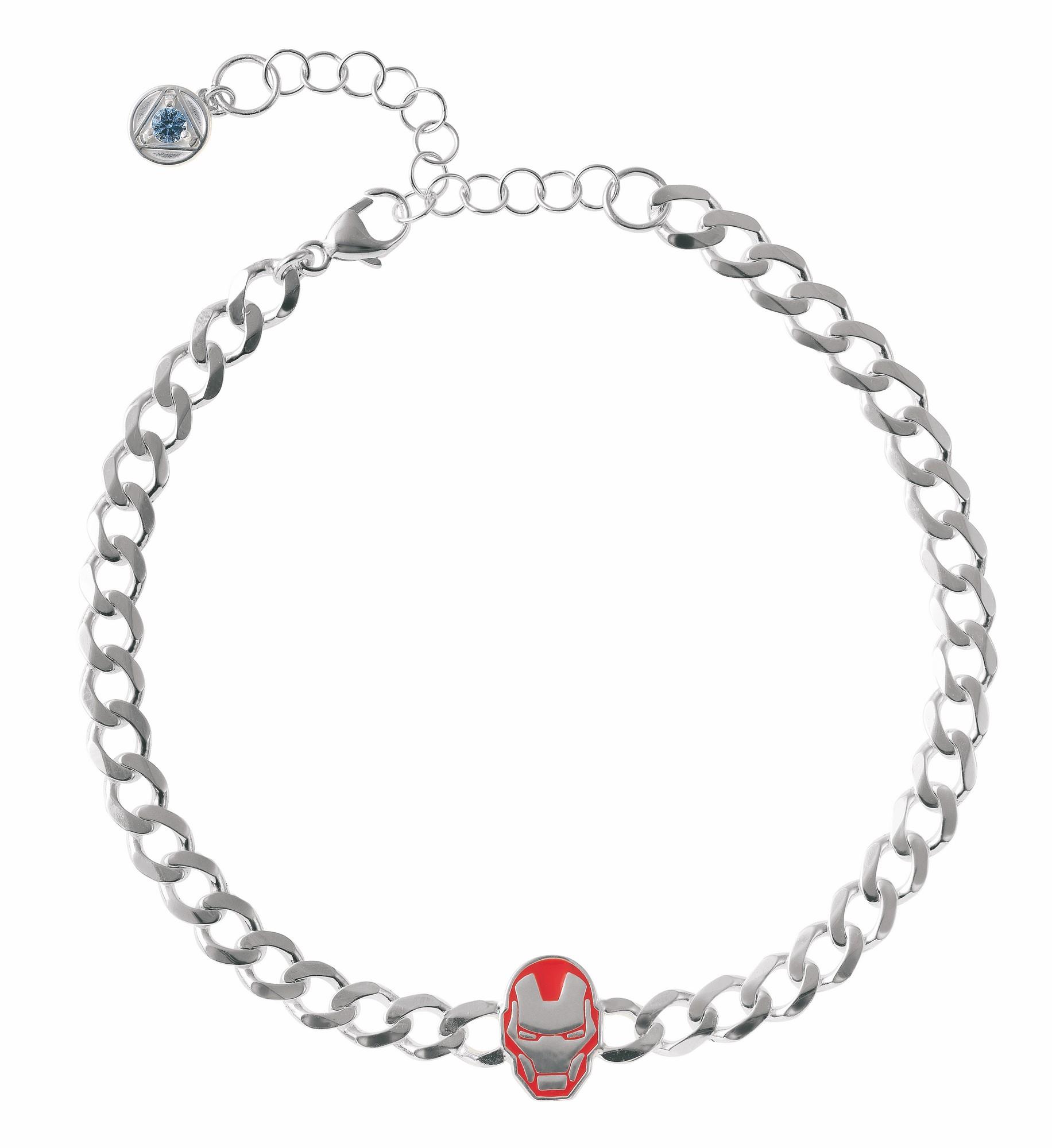 Disney Unisex náramok Iron Man Marvel strieborný BS00084SRRQL-7-XS (Ag 925/1000, 4,97 g)